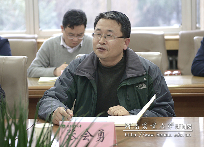 生命科学学院张会勇老师发言 生命科学学院张会勇老师发言